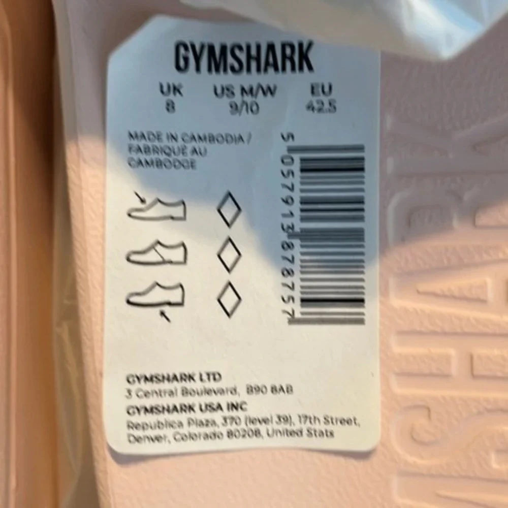 Gymshark Rest Day Slides Sandals Misty Pink EVA M9 / W10.5‎